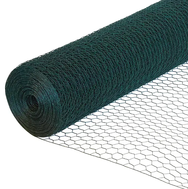 What industries commonly use PVC coated hexagonal wire netting?