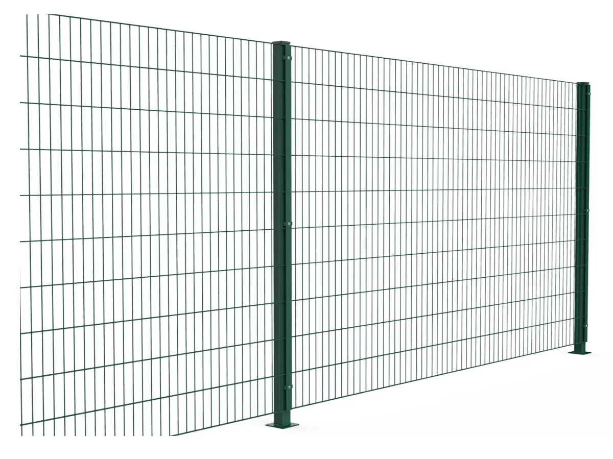 Double wire welded fence 868 panel twin bar wire mesh park fence